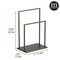 mDesign Modern Fingertip Towel Holder Stand for Bath Countertops